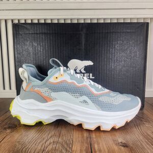 Sorel Kinetic Breakthru Day Lace Low Women 10.5 Crushed Blue Trail Running Shoes